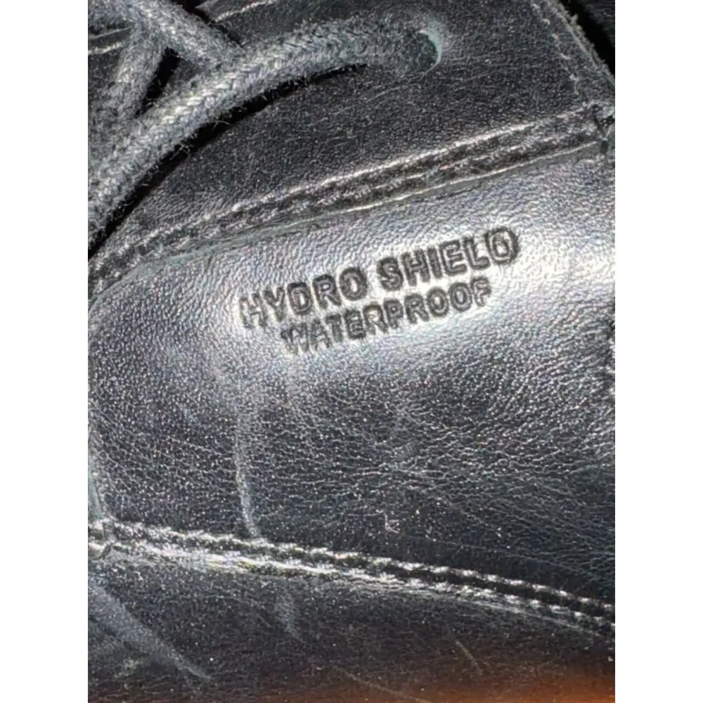 Rockport Mens Hydro-Shield Waterproof Leather Oxford Shoes Black Size 11.5 M